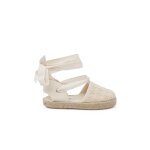 Espadrilles effet tressage rubans Écru Espadrilles effet tressage rubans Écru