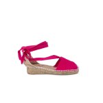 Espadrilles pour et enfant en couleur unie fucsia