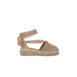 Espadrilles pour et enfant en couleur unie sable