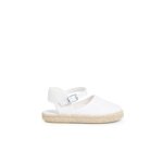 Espadrilles enfant avec fermeture À boucle blanc Espadrilles enfant avec fermeture À boucle blanc