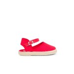Espadrilles enfant avec fermeture À boucle rouge Espadrilles enfant avec fermeture À boucle rouge