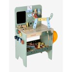 Etabli de bricolage avec accessoires en bois fsc vert