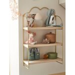 Etag�re 3 niveaux nuage laiton