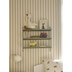 Etag�re murale filaire en m�tal vert