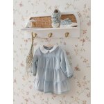 Etagre porte - manteau cannage cru