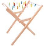 �tendoir � linge en bois beige