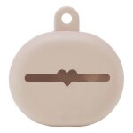 Etui pour sucette en caoutchouc 100% naturel sandy nude beige