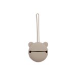 Etui sucette en silicone vert olive