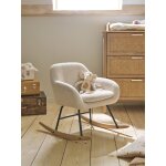 Fauteuil  bascule enfant cru
