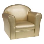 Fauteuil club enfant or