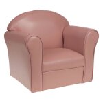 Fauteuil club enfant rose