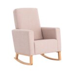 Fauteuil confort rose