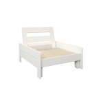 Fauteuil convertible en lit calvi blanc