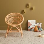 Fauteuil enfant bohème rotin alice naturel Fauteuil enfant bohème rotin alice naturel