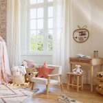 Fauteuil enfant en bouclette - basile blanc