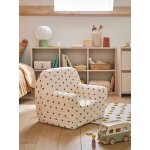 Fauteuil enfant mousse gaze de coton beige imprim�