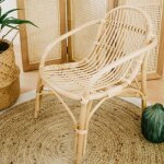 Fauteuil enfant en rotin naturel - june naturel Fauteuil enfant en rotin naturel - june naturel