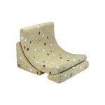 Fauteuil de jeu enfant - pouf design lune design terrazzo terrazzo moss