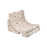 Fauteuil de jeu enfant - pouf design lune design terrazzo terrazzo sand