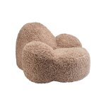 Fauteuil momo pouf ado en yeti truffle