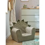 Fauteuil en mousse dinosaure - personnalisable vert
