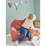 Fauteuil en mousse personnalisable chat vieux rose Fauteuil en mousse personnalisable chat vieux rose