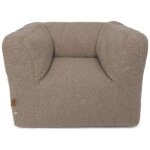 Fauteuil pouf marron