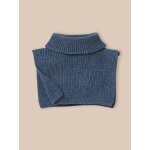 Faux col montant gar�on bleu chine