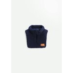 Faux col zipp enfant en sherpa anouk bleu