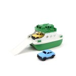 Ferry boat avec 2 mini voitures jouet de bain en plastique recycl green