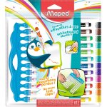 Feutres effa�ables � sec marker peps multicolore