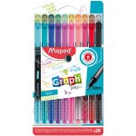 Feutres graph peps stylos feutres multicolore
