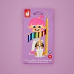 Feutres paillets x8 - colo multicolore