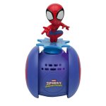 Figurine 3d spiderman avec effets sonores powerman� roller - mini robot bleu