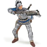 Figurine arbaltrier bleu en armure bleu