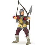 Figurine archer rouge rouge