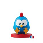 Figurine audio faba pour conteuse et boite � histoires - poulette petit pois multicolore
