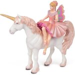 Figurine ballerine sur sa licorne rose Figurine ballerine sur sa licorne rose