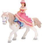 Figurine cavali�re au chapeau rose