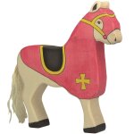 Figurine cheval du chevalier rouge rouge