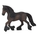 Figurine cheval frison marron