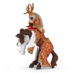 Figurine cheval du matre cimier cerf rouge
