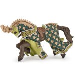 Figurine cheval du matre cimier dragon vert