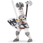 Figurine chevalier blanc au cimier blanc