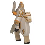 Figurine chevalier blanc avec pe blanc