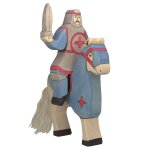Figurine chevalier bleu avec pe bleu