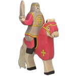 Figurine chevalier rouge avec pe rouge