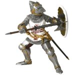Figurine chevalier teutonique gris