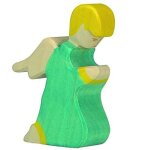 Figurine crèche de noël - ange À genoux 3 vert Figurine crèche de noël - ange À genoux 3 vert