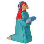 Figurine crèche de noël - baltazar 2 bleu Figurine crèche de noël - baltazar 2 bleu